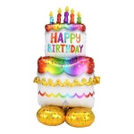 에어벌룬은박풍선 벌스데이케이크 파티 생일 장식