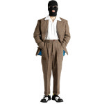 HARRIS TWEED BELTLESS TROUSER