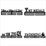 스포츠 메달거치대 마라톤 벽걸이 홀더 메달보관 장식대 태권도 A 자전거