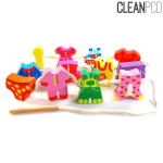 f04 해피타운 new 고급원목실꿰기놀이세트 옷