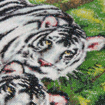 보석십자수 수재샵 백호한쌍 90x70