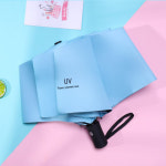 튼튼한 UV 자동 3단 양우산 접이식 단우산 반자동 양산 우산