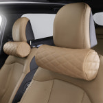 지엠지모터스 지엠지모터스 차량용목쿠션 타공 가죽 메모리폼 2P