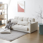 수오 홈즈 홈바형 생활발수 3인용 접이식 소파베드 3711-3