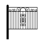 엘토로 엘토로 엘토로 아트휀스 타입5 기초형세트 1 울타리 전원주택 담장 디자인 펜스