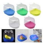 앵무새욕조 조류용 외부 목욕 케이지 애완 새 샤워 BL03066