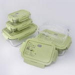 ABM도매콜 오븐락 숨쉬는 밀폐용기 직사각2호