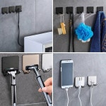1 2 3PCS 펀치 면도기 홀더 남자 보관 후크 벽 선반 욕실 랙 주방 액세서리
