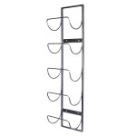 와인랙 진열장 와인 렉 거치대 5 층 금속 벽걸이 홀더 랙 수건 보관 선반 바 주