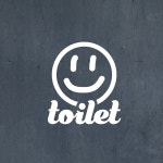 스마일 toilet 레트로 화장실 안내 표시 도어스티커 8103049