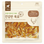 굿데이 강아지 간식 건강한 육포 닭가슴살 말이 황태