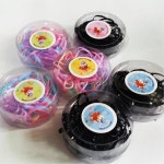 헤어끈 혼합 칼라 고무줄 밴드 6통 액세사리 똥머리 혼합칼라 6통