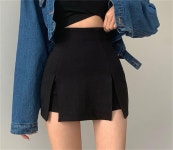 스커트 여성 Bodycon Streetwear 여름 비대칭 미니 소형 섹시한 대형 H1119