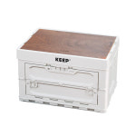 포유아이엔씨 KEEP 멀티 오픈 폴딩 박스 접이식 리빙 수납 다용도 정리함 60L