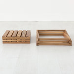 마켓비 TANG 선반 415 좁은 3단 아카시아