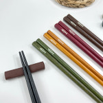 설렘하우스 고급 천연목 우드 일식 일본 나무젓가락 5종 set