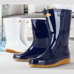 바지락 고무창 남성 반장화 물청소신발 작업화 식당용 남자 공장