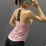 커버업 피트니스 운동복 FOXBEE 필라테스 시스루 폭스비 나시 상의