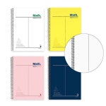 맥스 2칸 수학연습장 4종 스프링 노트 공책 문제풀이