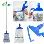 M2 이지클립밀대 청소밀대 대걸레 밀대걸레 청소용품 마대걸레 학교걸레 밀대 밀대걸레 밀대청소기 실내밀