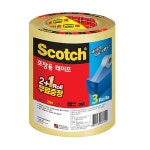 3M 포장용테이프 투명 48mmx25m 2 1 3625V