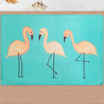 예쁜발매트 대 화장실발매트 홍학 발매트 A