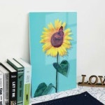 아트박스 꾸밈 pc761-폼아크릴액자38CmX58Cm 비비드해바라기