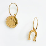 어거스트하모니 10TH Hoop Earring