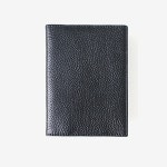 가죽 여권 수납 지갑 케이스 남자 여자 커플 -블랙