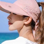 여성패션모자 1P 투웨이 챙넓은 플로피햇 썬캡 헤어캡