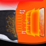 조절가능 허리 전기 가열 자기 치료 지원 보호벨트 받침대 마사지 밴드 건강 관리통증복대