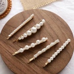패션헤어핀 1P 진주 롱 머리삔 머리핀 실핀 실삔