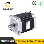Nema 34 스테퍼 모터 2 상 8 5N m 4 9A 4 리드 스테퍼 모터 CNC 조각 밀링 머신 용 고 토크 34CS85FK-490