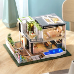 아디코 아디코 DIY 미니어처 풀하우스 - 가든빌