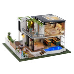 아디코 아디코 DIY 미니어처 풀하우스 - 가든빌