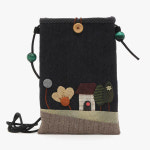 퀼트패키지 데이지 핸드폰가방 반제품 퀼트 프랑스자수 1개 단품