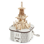 DIY 나무 모형 조립 키트 수동 오르골 경주 다보탑 YM862-36