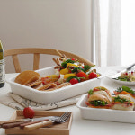 호로호로 세라믹 밧드 트레이 에어프라이어용 그릇