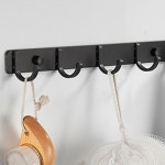 다용도 무타공 부착식 후크걸이 현관 마스크걸이 5구