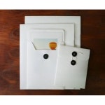 선물포장봉투 단추봉투 S 5매입 3P 얇은 비치는 봉투