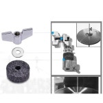 심벌즈 드럼뮤트링 펠트 와셔 20 개 크래시 클러치 교체 액세서리 타악기 드럼 키트