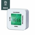 제노코리아 키친아트161 쉬운기능 달력 타이머 온도계 탁상시계