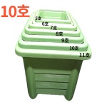 꽃누리가드너 그린정사각화분 플라스틱 11호사이즈 플분 강화프라스틱 다육이 관엽화분 1개