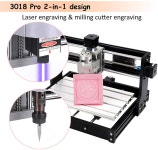 CNC 공작 기계 조각 3018 pro 기 나무 라우터 20w 밀링 머신 3 축 grbl 제어