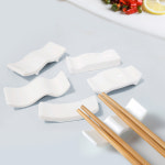 화이트 심플 추천템 도자기 수저받침 5종