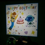 생일축하파티빔세트 민트 기념일 배경 장식소품 촬영