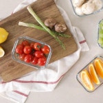 ABM도매콜 클락 데일리 직사각 글라스 클래식