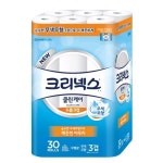 크리넥스 클린케어 도톰 3겹 25m 30롤
