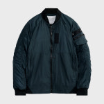 화이트빌딩 남자 블루종 숏 바람막이 항공점퍼 자켓