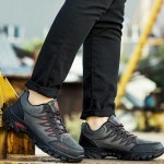 남자 등산 슈즈 발편한 트레킹화 편한 캐주얼 신발 카키